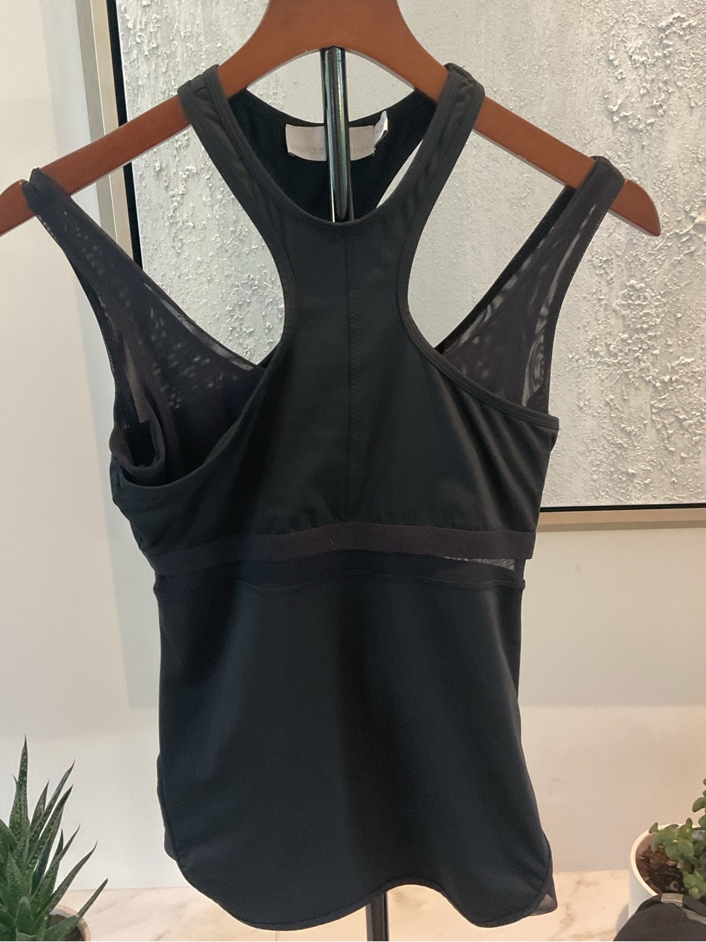 Stella McCartney & Adidas  Black  Racerback Performance Tank